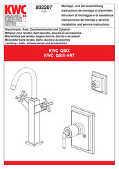 KWC QBIX-ART 26.254.083.000 Instrucciones De Montaje Y Servicio