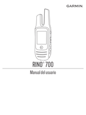 Garmin RINO 700 Manual Del Usuario