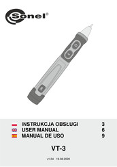 Sonel VT-3 Manual De Uso