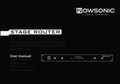 Nowsonic STAGE ROUTER Manual Del Usuario