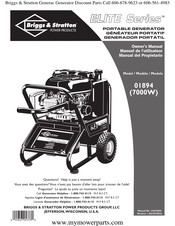 Briggs & Stratton ELITE Serie Manual Del Propietário