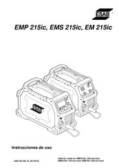 ESAB EM 215ic Instrucciones De Uso