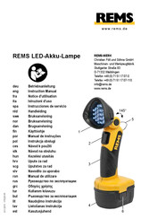 REMS 175200 Instrucciones De Servicio