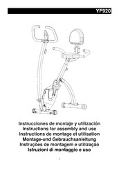 BH FITNESS YF920 Instrucciones De Montaje Y Utilización