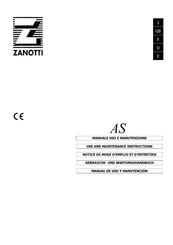 Zanotti AS Serie Manual De Uso