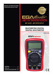 EGAmaster EGAtronik Manual De Instrucciones