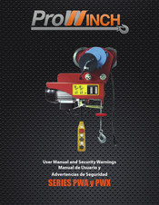 Prowinch PWX 1000 Manual De Usuario Y Advertencias De Seguridad