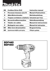 Makita BDF450 Manual De Instrucciones