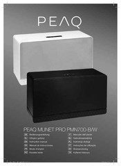 Peaq MUNET PRO PMN700-B Manual De Instrucciones