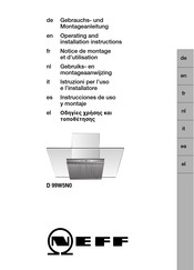 NEFF D 99W5N0 Instrucciones De Uso