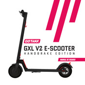 Gotrax GXL V2 E-SCOOTER HANDBRAKE EDITION Manual De Usuario