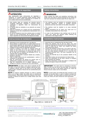 IntesisBox PA-RC2-MBS-1 Instrucciones De Seguridad