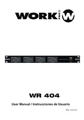 Work Pro W WR 404 Instrucciones De Usuario