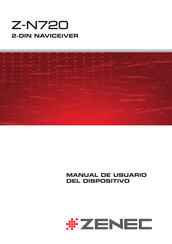 ZENEC Z-N720 Manual De Usuario Del Dispositivo