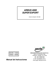 Jacto ARBUS 4000 SUPER EXPORT Manual De Instrucciones