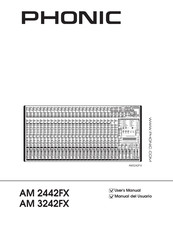 Phonic AM 3242FX Manual Del Usuario