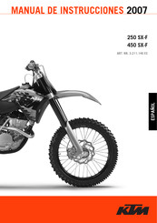 KTM 450 SX-F 2007 Manual De Instrucciones