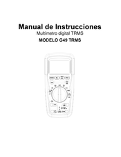 HT Instruments G49 TRMS Manual De Instrucciones