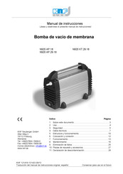 KNF LAB N920 KT.29.18 Manual De Instrucciones