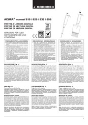 socorex ACURA 835 Instrucciones De Uso