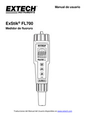 Extech Instruments ExStik FL700 Manual De Usuario