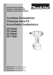 Makita DFT044F Manual De Instrucciones