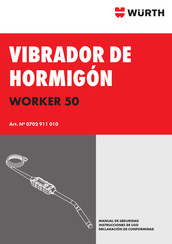 Würth WORKER 50 Instrucciones De Uso