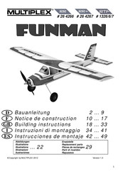 Multiplex FUNMAN RR 26 4266 Instrucciones De Montaje