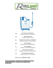 Ribimex Ribiland RP119D2 Manual De Instrucciones Y Mantenimiento