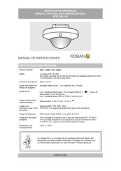 koban KDP DALI-03 Manual De Instrucciones