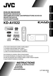 JVC EXAD KD-AVX22 Manual De Instrucciones