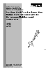 Makita HXU02 Manual De Instrucciones