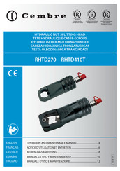 Cembre RHTD270 Manual De Uso Y Mantenimiento