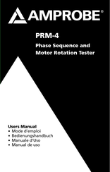Amprobe PRM-4 Manual De Uso