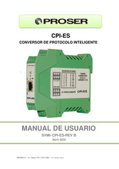 PROSER SVMI-CPI-ES-REV B Manual De Usuario