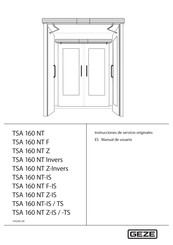 GEZE TSA 160 NT-TS Instrucciones De Servicio Originales