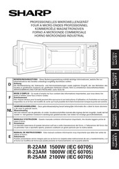 Sharp R-25AM Manual De Instrucciones