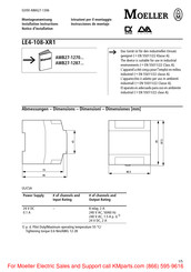 Moeller LE4-108-XR1 Instrucciones De Montaje