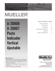 Mueller A-20806 Manual De Instrucciones