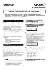 Yamaha SP2060 Manual De Instrucciones
