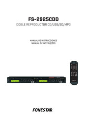 FONESTAR FS-2925CDD Manual De Instrucciones