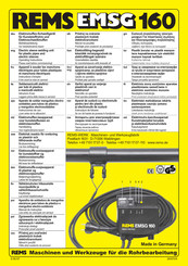 REMS EMSG 160 Instrucciones De Uso