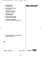 EINHELL BT-TW 150 Instrucciones De Montaje