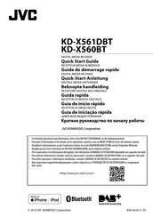 JVC KD-X561DBT Guida Rapida