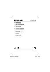 EINHELL TE-SD 3,6/1 Li Manual De Instrucciones