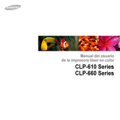 Samsung CLP-660N Manual Del Usuario