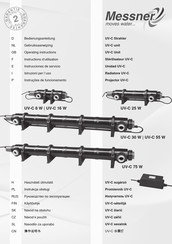 Messner UV-C 25 W Instrucciones De Servicio