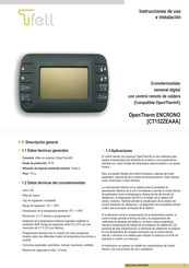 Tifell OpenTherm ENCRONO Instrucciones De Uso E Instalación