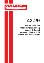 Macrom 42.29 Manual De Instrucciones