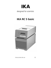 IKA RC 5 basic Instrucciones De Uso